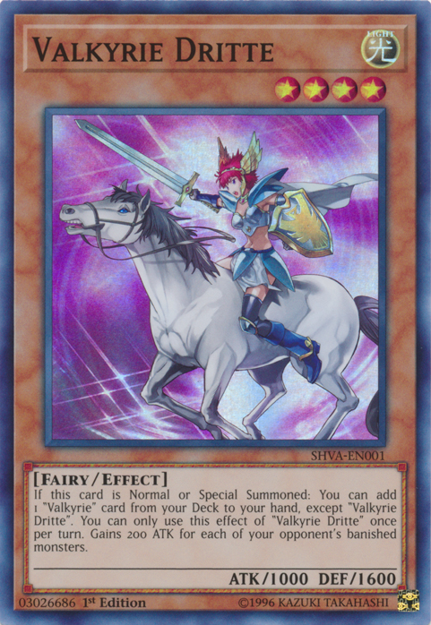 Valkyrie Dritte [SHVA-EN001] Super Rare | Good Games Adelaide SA