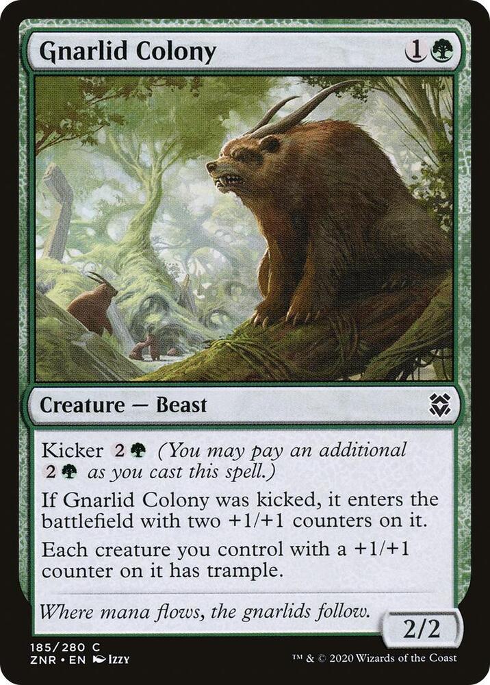 Gnarlid Colony 185 (Zendikar Rising)  | Good Games Adelaide SA