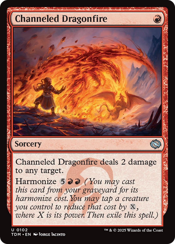 Channeled Dragonfire [Tarkir: Dragonstorm] | Good Games Adelaide SA