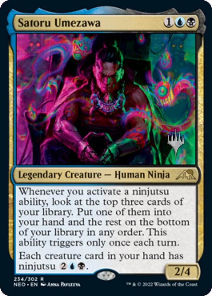 Satoru Umezawa 234 (Promo Pack: Kamigawa: Neon Dynasty)  | Good Games Adelaide SA