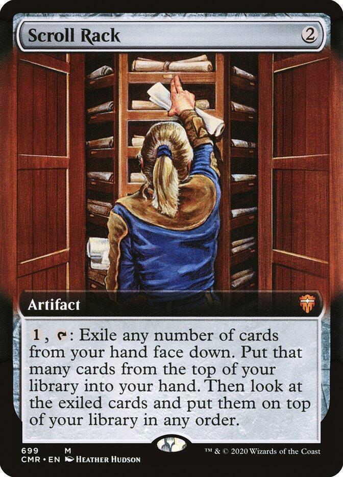 Scroll Rack 699 (Commander Legends)  - Extended Art Foil | Good Games Adelaide SA
