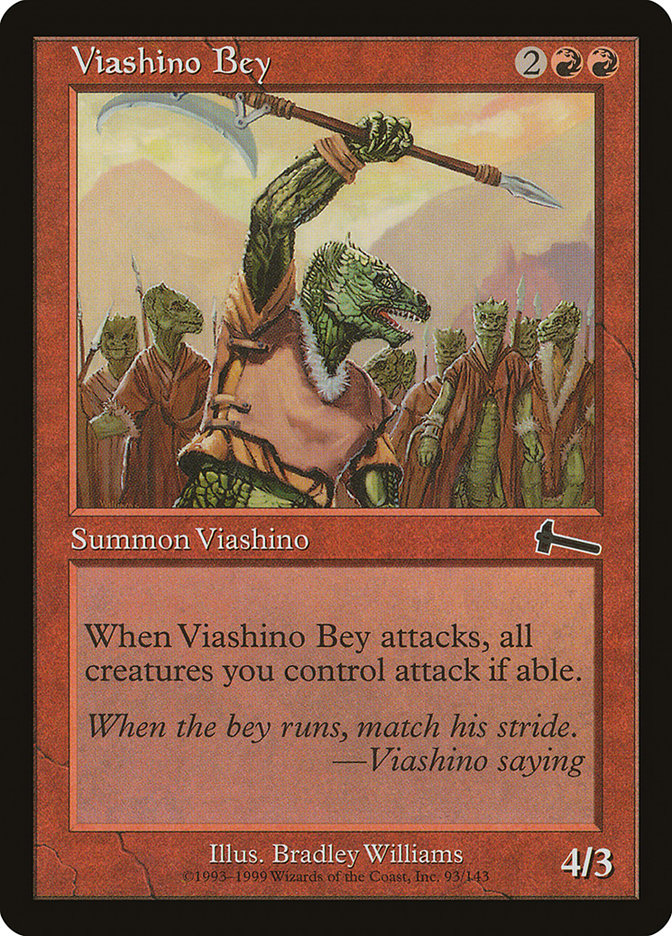 Viashino Bey 93 (Urza's Legacy)  - Foil | Good Games Adelaide SA