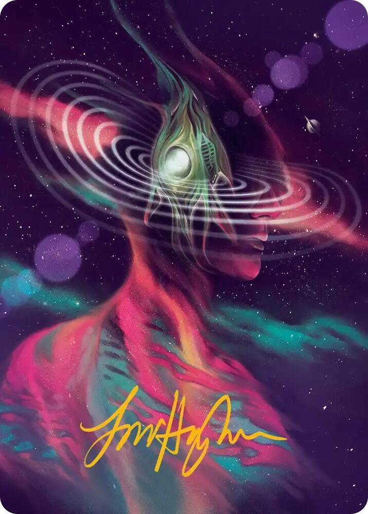 Terrasymbiosis Art Card Gold Stamped Signature 41 (Art Series: Edge of Eternities)  | Good Games Adelaide SA