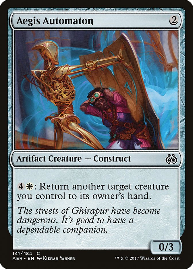 Aegis Automaton 141 (Aether Revolt)  - Foil | Good Games Adelaide SA