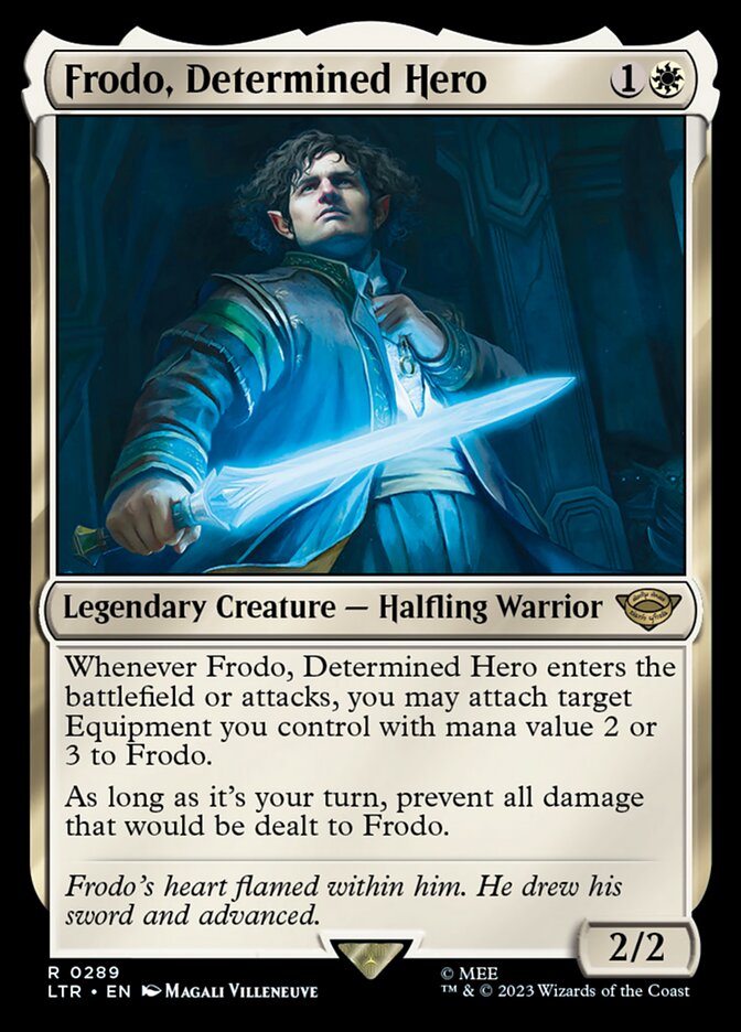 Frodo, Determined Hero 289 (Universes Beyond: The Lord of the Rings: Tales of Middle-earth)  | Good Games Adelaide SA