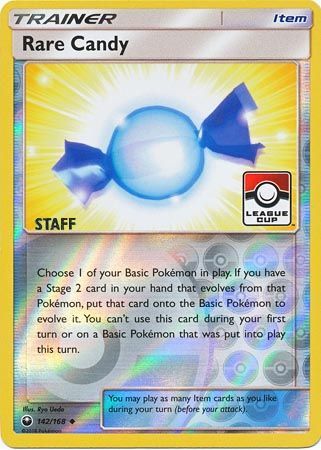 Rare Candy (142/168) (League Promo Staff) [Sun & Moon: Celestial Storm] | Good Games Adelaide SA