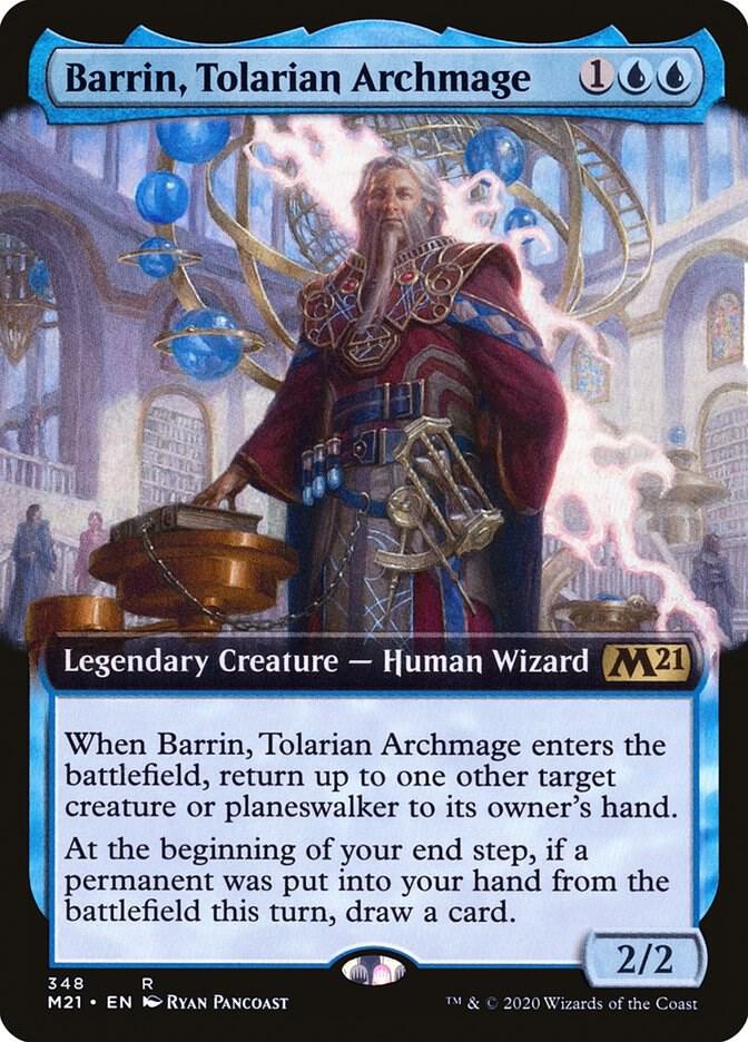 Barrin, Tolarian Archmage 348 (Core Set 2021)  - Foil | Good Games Adelaide SA