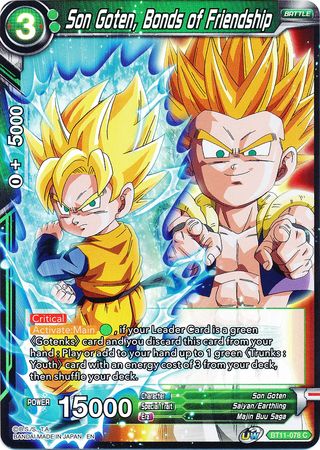 Son Goten, Bonds of Friendship [BT11-078] | Good Games Adelaide SA