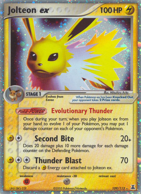 Jolteon ex (109/113) [EX: Delta Species] | Good Games Adelaide SA
