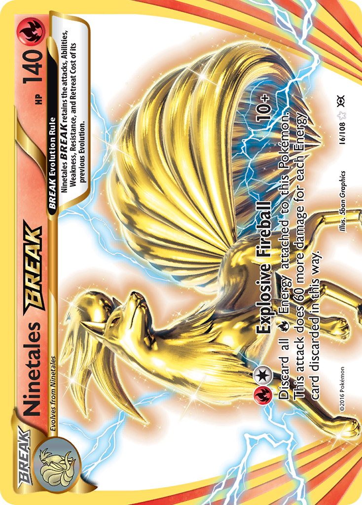 Ninetales BREAK (16/108) [XY: Evolutions] | Good Games Adelaide SA