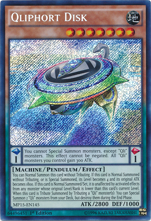 Qliphort Disk [MP15-EN145] Secret Rare | Good Games Adelaide SA