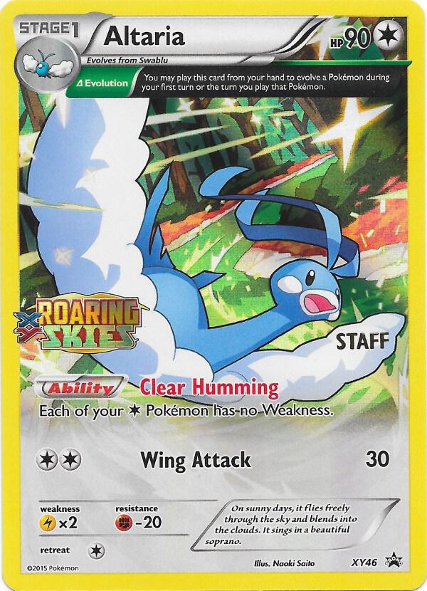 Altaria Prerelease Staff XY46 (XY Promos)  - Holofoil | Good Games Adelaide SA