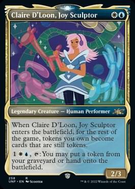 Claire DLoon Joy Sculptor Showcase 258 (Unfinity)  - Foil | Good Games Adelaide SA