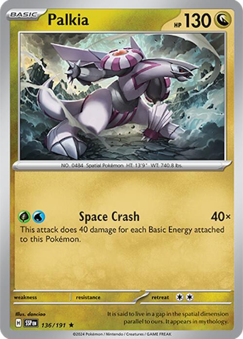 Palkia 136/191 (SV08: Surging Sparks)  - Holofoil | Good Games Adelaide SA