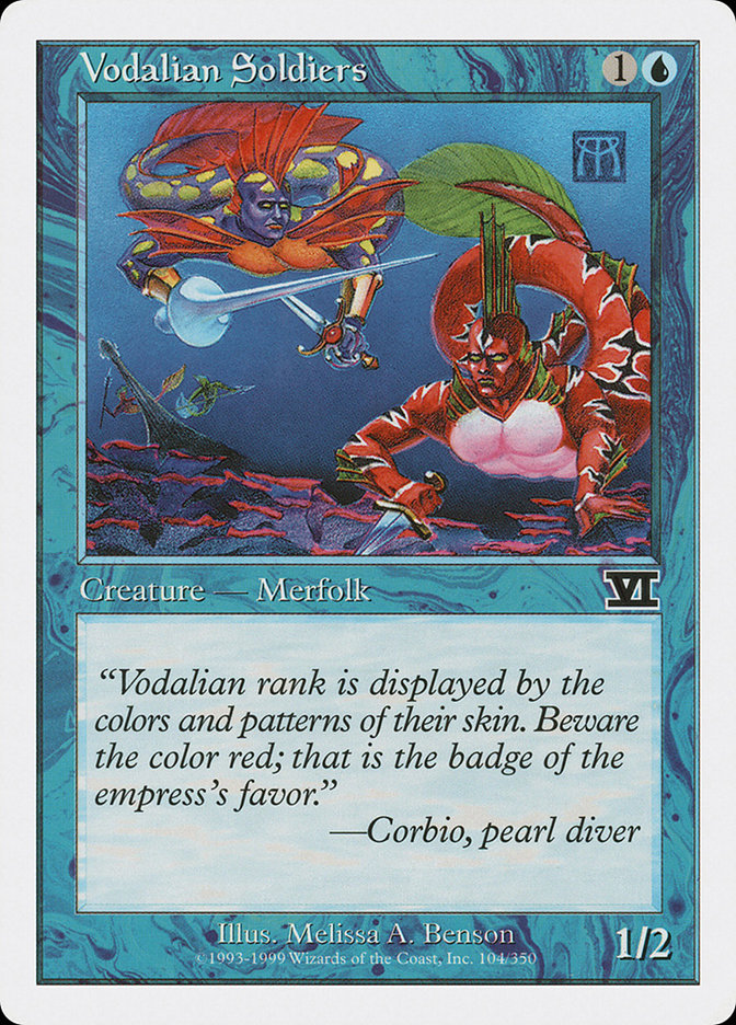 Vodalian Soldiers [Classic Sixth Edition] | Good Games Adelaide SA