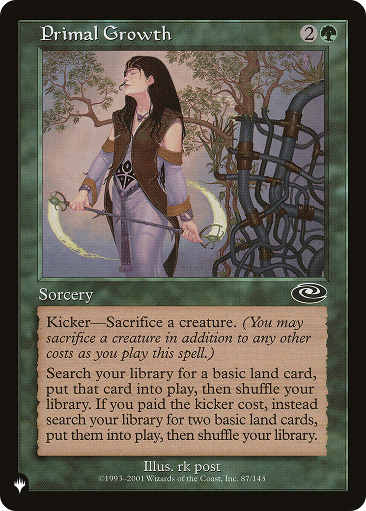 Primal Growth [The List Reprints] | Good Games Adelaide SA