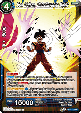 Son Gohan, Unbelievable Might (Common) [BT13-038] | Good Games Adelaide SA