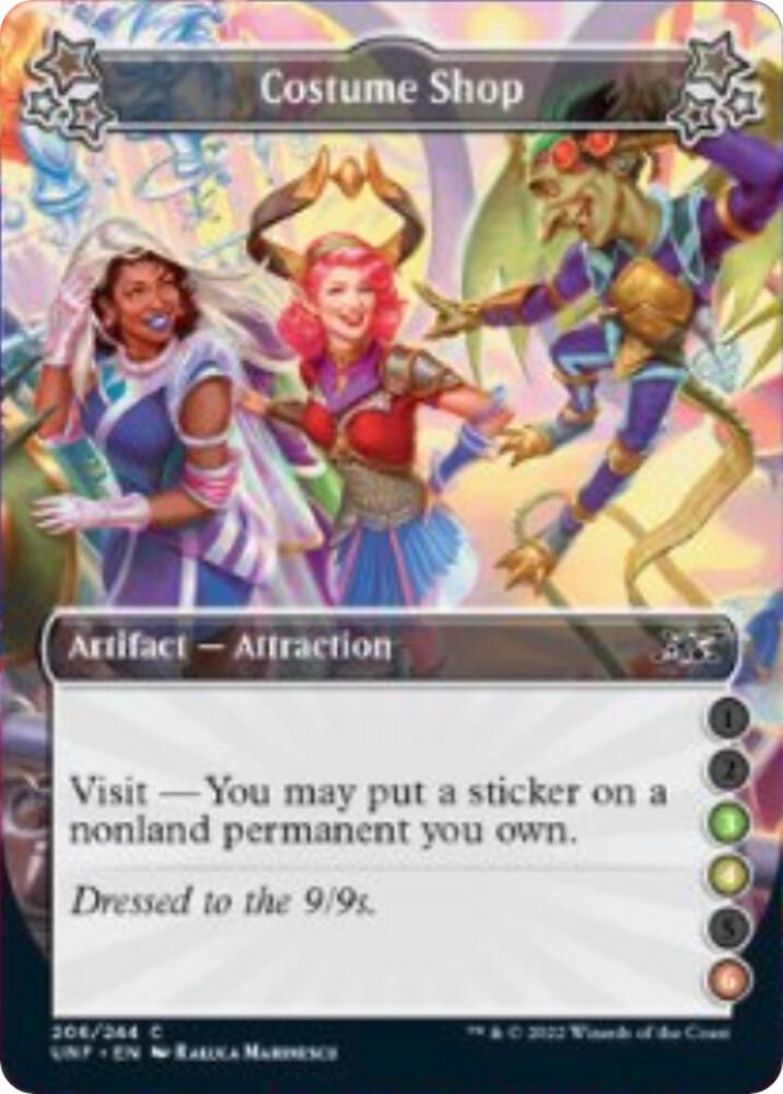 Costume Shop 3 4 6 206 (Unfinity)  - Foil | Good Games Adelaide SA