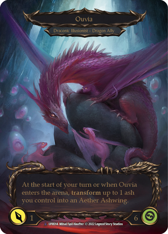 Invoke Ouvia // Ouvia (Marvel) [UPR014] (Uprising)  Cold Foil | Good Games Adelaide SA
