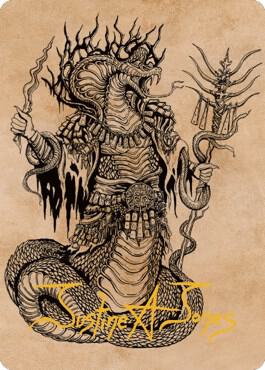 Sivriss Nightmare Speaker Art Card 51 81 Gold Stamped Signature 51 (Art Series: Commander Legends: Battle for Baldur's Gate)  | Good Games Adelaide SA