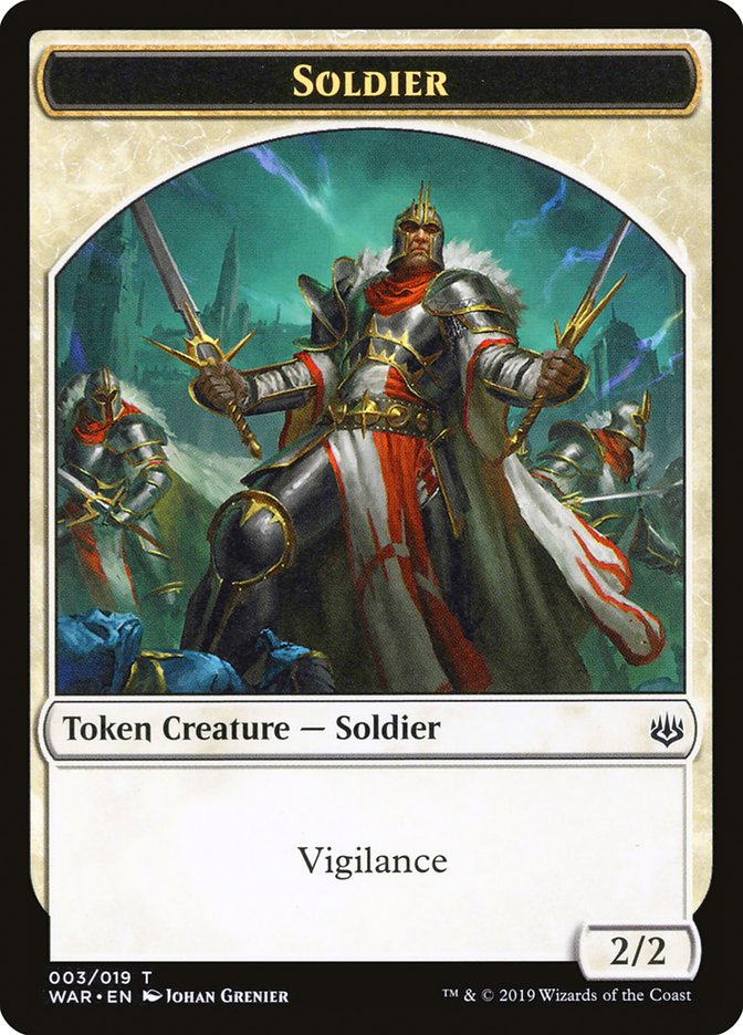Soldier Token [War of the Spark Tokens] | Good Games Adelaide SA