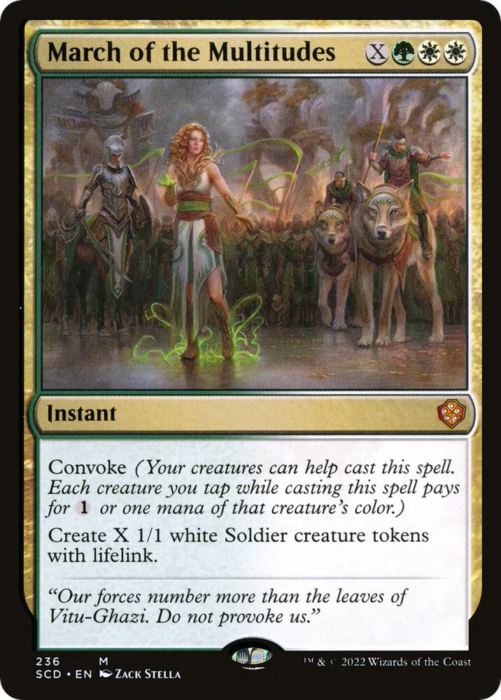 March of the Multitudes 236 (Starter Commander Decks)  | Good Games Adelaide SA
