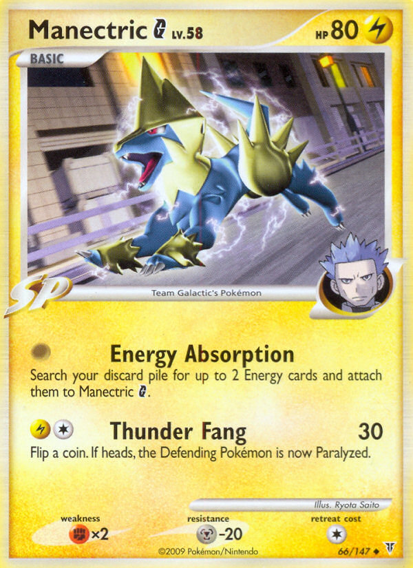 Manectric G (66/147) [Platinum: Supreme Victors] | Good Games Adelaide SA