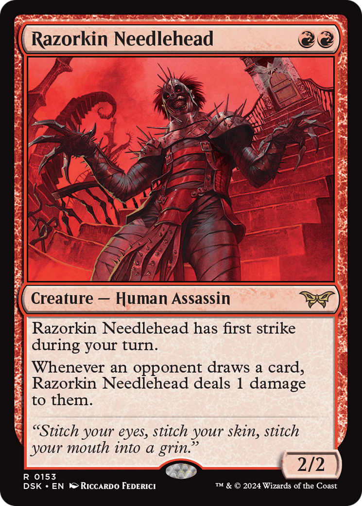 Razorkin Needlehead [Duskmourn: House of Horror] | Good Games Adelaide SA