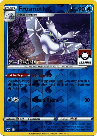 Frosmoth (064/202) (League Promo 2nd Place) [Sword & Shield: Base Set] | Good Games Adelaide SA