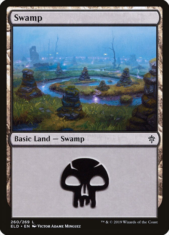 Swamp (260) [Throne of Eldraine] | Good Games Adelaide SA