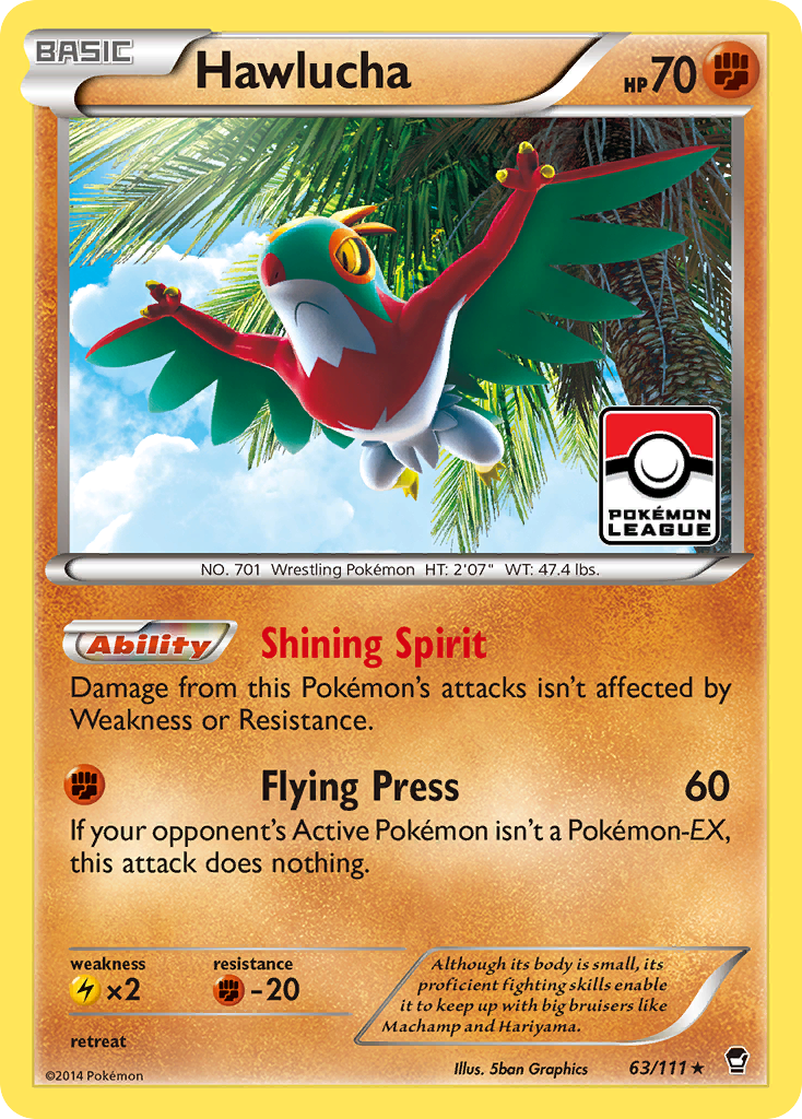 Hawlucha (63/111) [XY: Furious Fists] | Good Games Adelaide SA