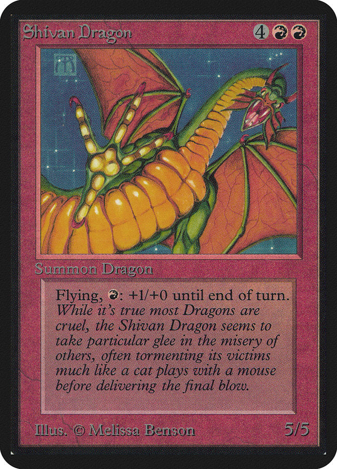 Shivan Dragon [Limited Edition Alpha] | Good Games Adelaide SA