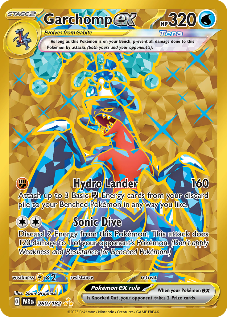 Garchomp ex (260/182) [Scarlet & Violet: Paradox Rift] | Good Games Adelaide SA