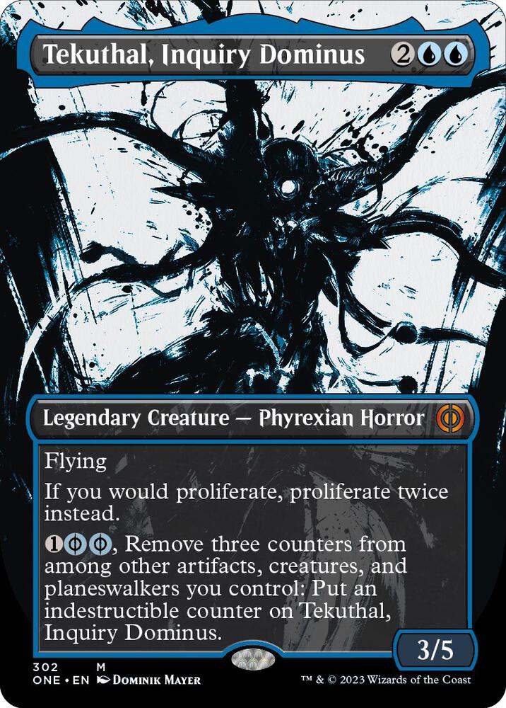 Tekuthal Inquiry Dominus Showcase 302 (Phyrexia: All Will Be One)  - Borderless | Good Games Adelaide SA