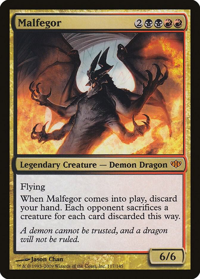 Malfegor 117 (Conflux)  - Foil | Good Games Adelaide SA