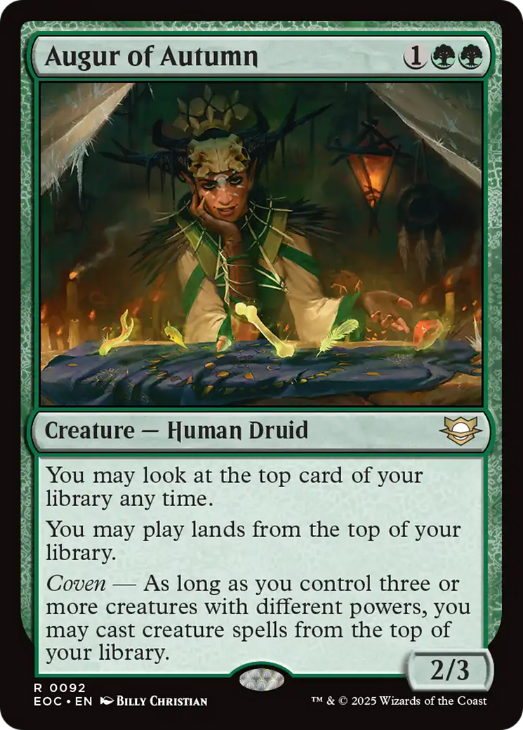 Augur of Autumn [Edge of Eternities Commander] | Good Games Adelaide SA