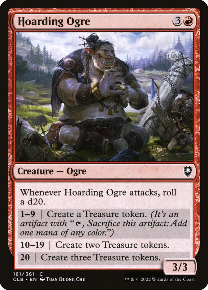 Hoarding Ogre 181 (Commander Legends: Battle for Baldur's Gate)  - Foil | Good Games Adelaide SA