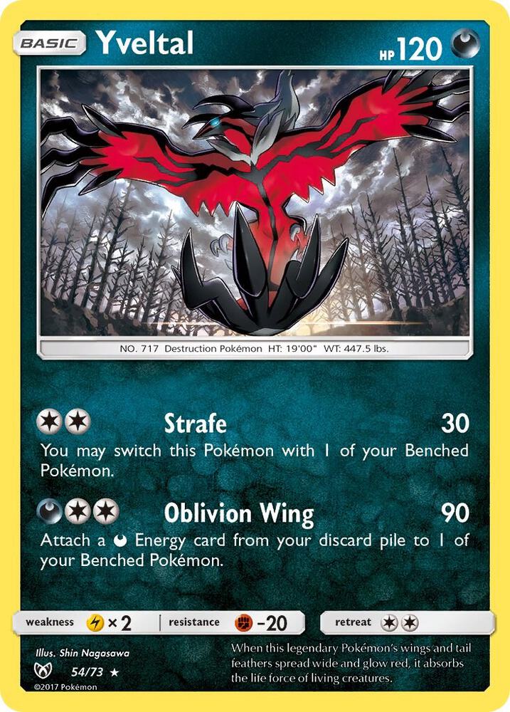 Yveltal 54/73 (Shining Legends)  - Holofoil | Good Games Adelaide SA