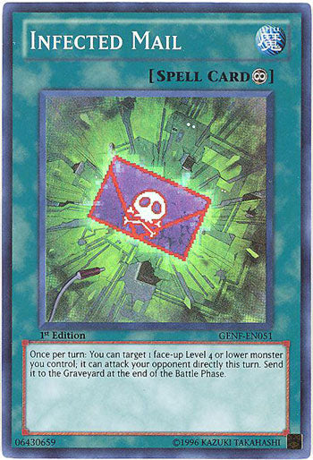 Infected Mail [GENF-EN051] Super Rare | Good Games Adelaide SA