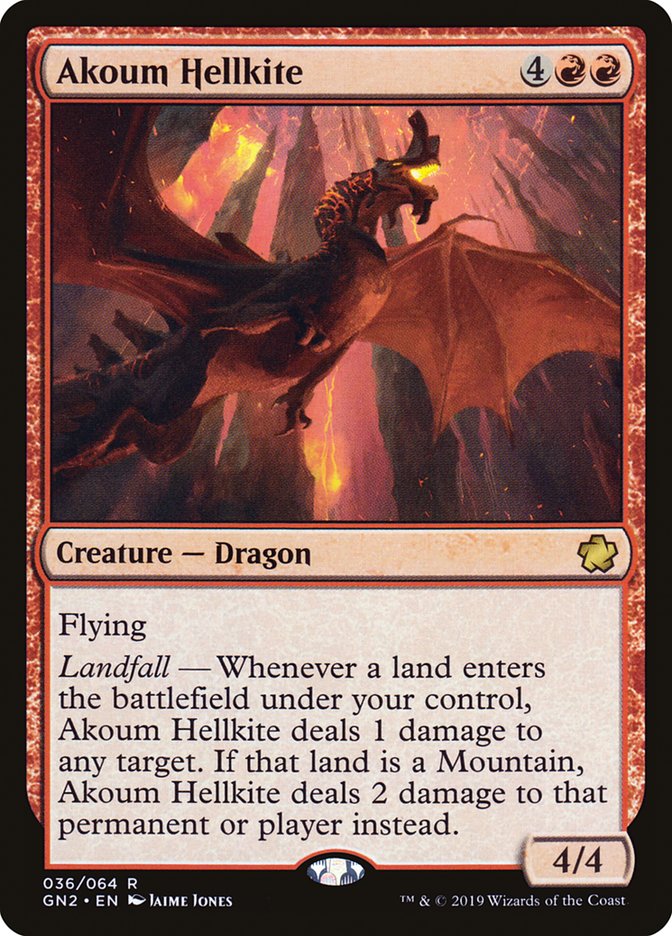 Akoum Hellkite [Magic Game Night 2019] | Good Games Adelaide SA