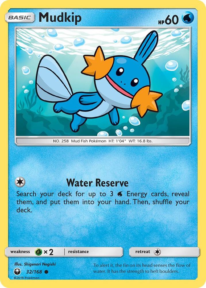 Mudkip 32/168 (SM - Celestial Storm)  | Good Games Adelaide SA