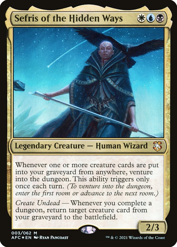 Sefris of the Hidden Ways 3 (Commander: Adventures in the Forgotten Realms)  - Foil | Good Games Adelaide SA