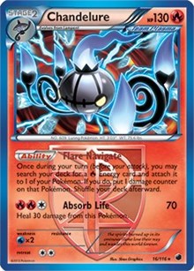 Chandelure (16/116) (Theme Deck Exclusive) [Black & White: Plasma Freeze] | Good Games Adelaide SA