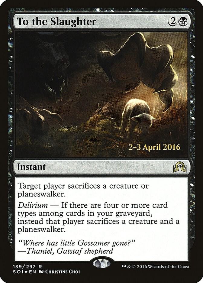 To the Slaughter 139 (Prerelease Cards)  - Foil | Good Games Adelaide SA