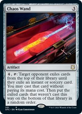 Chaos Wand 201 (Commander: Adventures in the Forgotten Realms)  | Good Games Adelaide SA