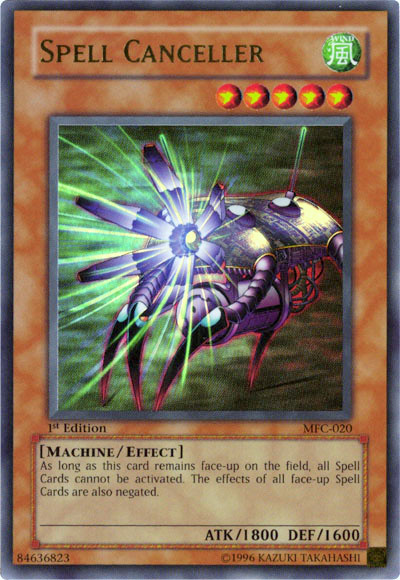 Spell Canceller [MFC-020] Ultra Rare | Good Games Adelaide SA