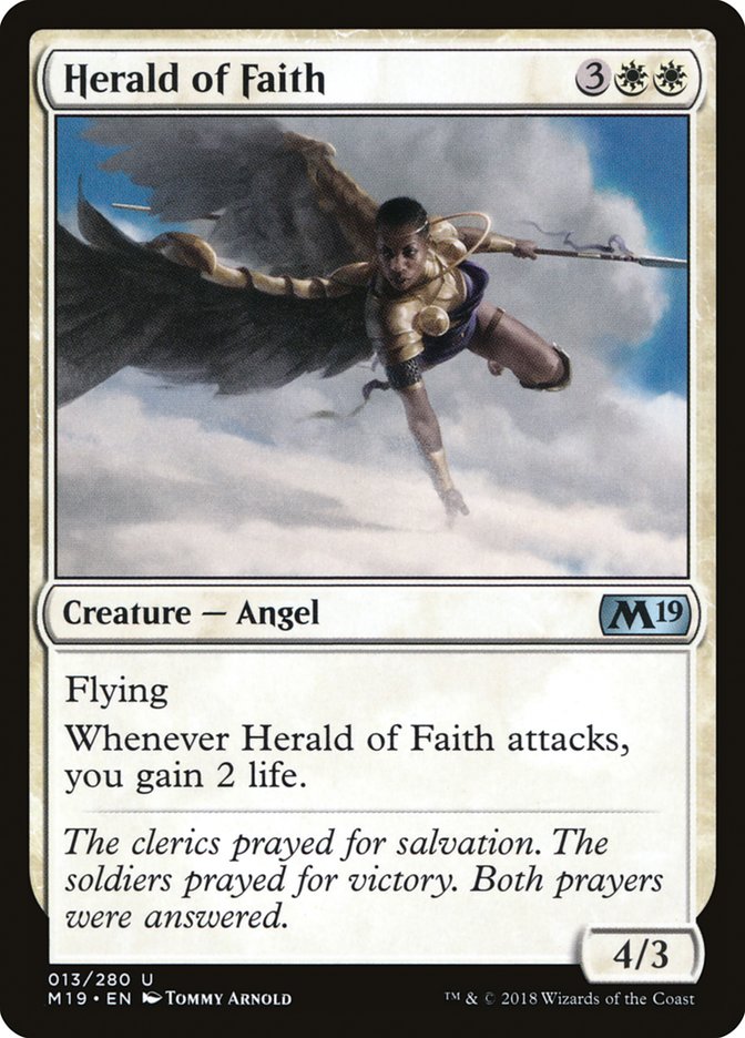 Herald of Faith [Core Set 2019] | Good Games Adelaide SA