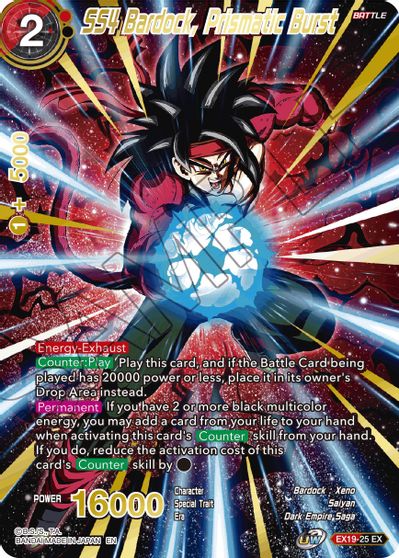 SS4 Bardock, Prismatic Burst (EX19-25) [Special Anniversary Set 2021] | Good Games Adelaide SA