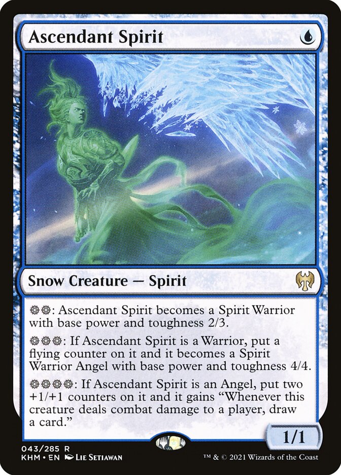Ascendant Spirit 43 (Kaldheim)  - Foil | Good Games Adelaide SA