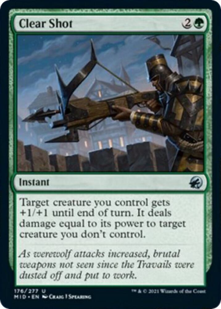 Clear Shot 176 (Innistrad: Midnight Hunt)  | Good Games Adelaide SA